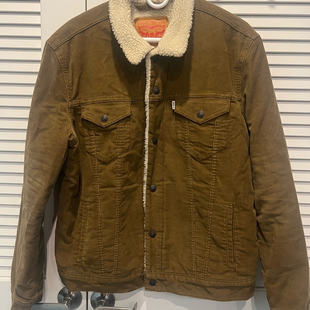 Levi's Tan Sherpa-Lined Jacket